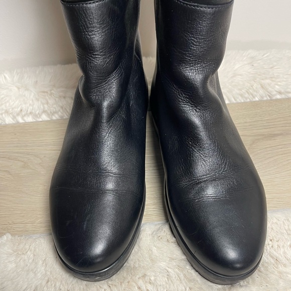 Prada Leather Shearling Winter Boots - Picture 8 of 16